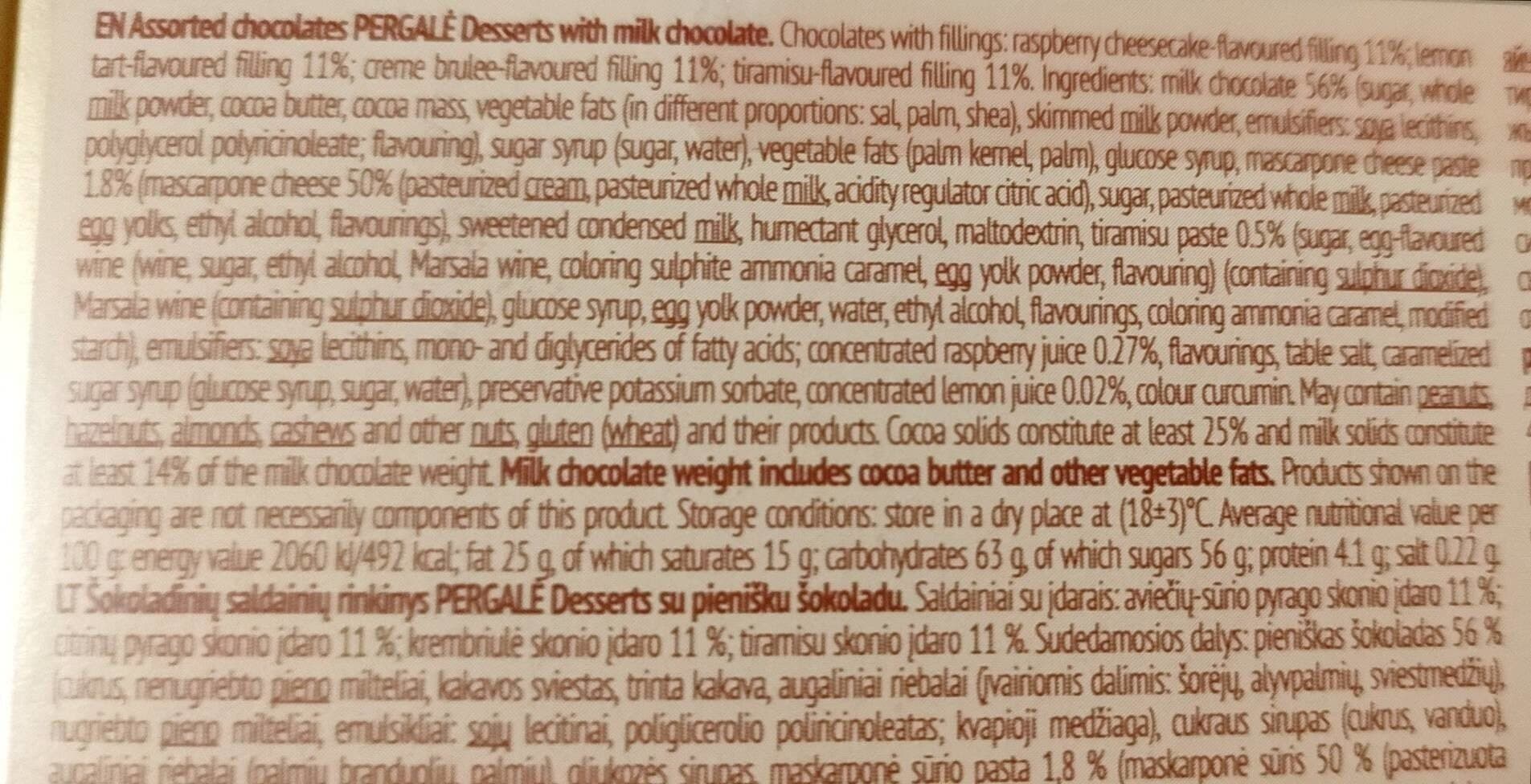 Pergalé Milk dessert packshot