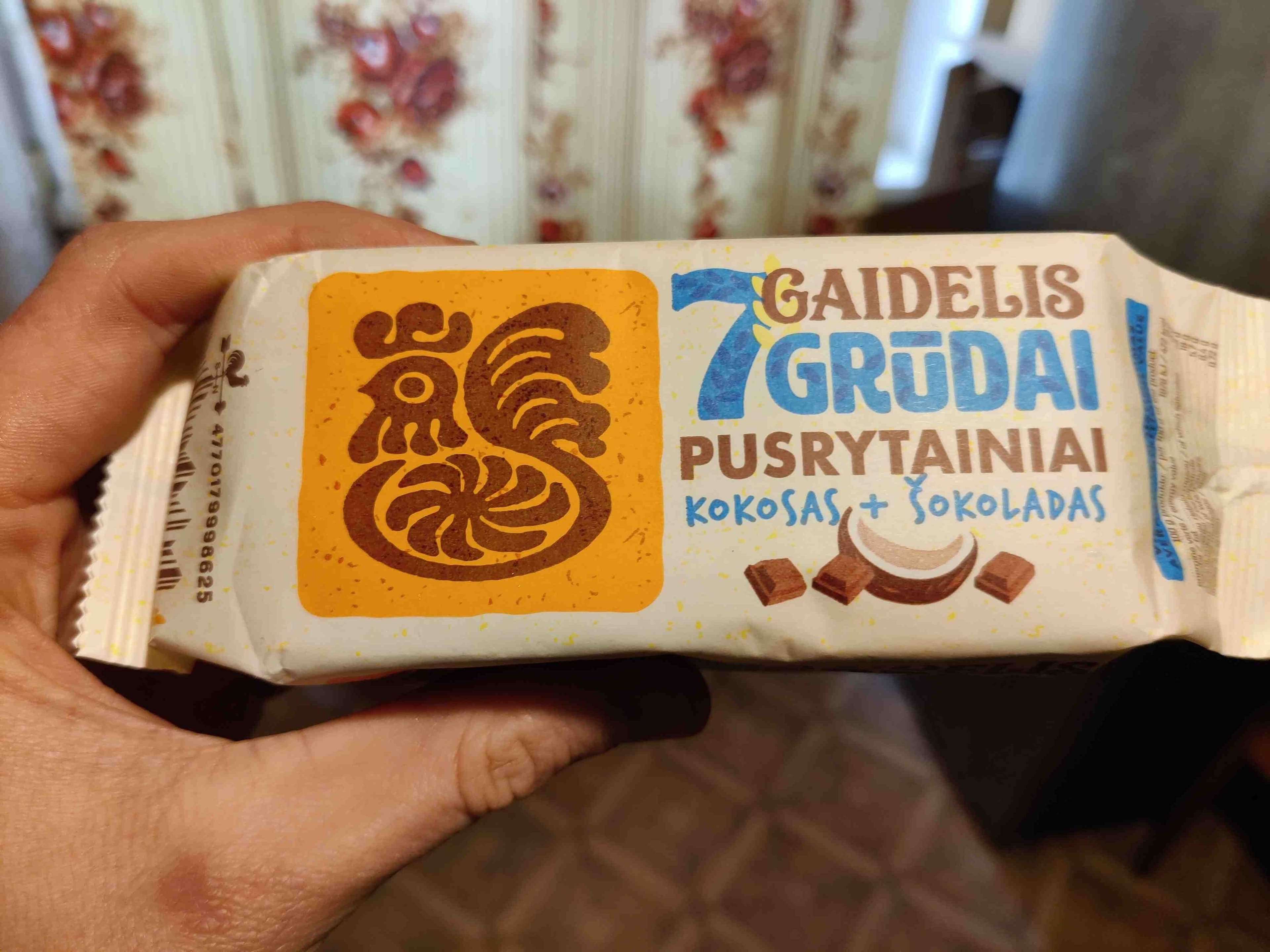 Gaidelis 7 grūdai pusrytainiai kokosas + šokoladas packshot