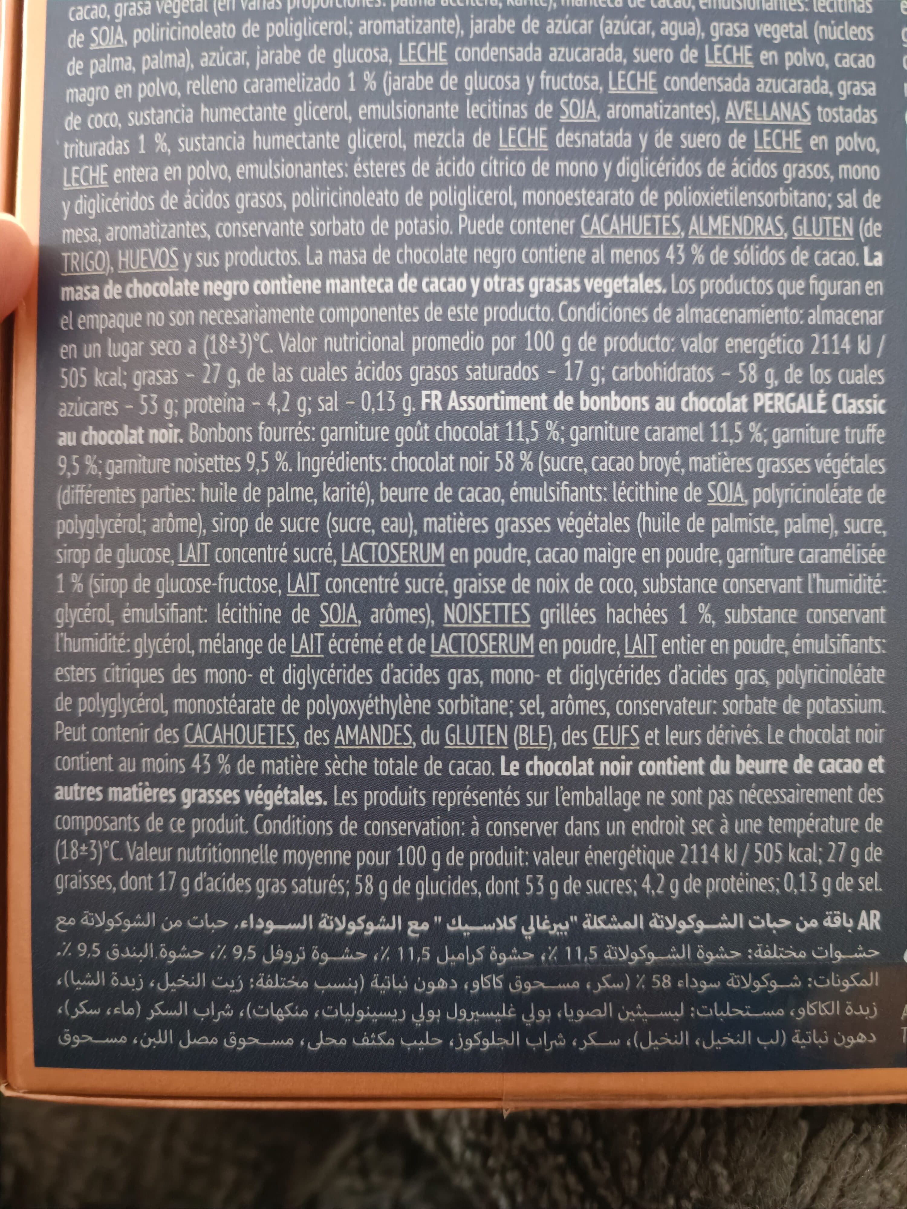 Pergale Bombones packshot