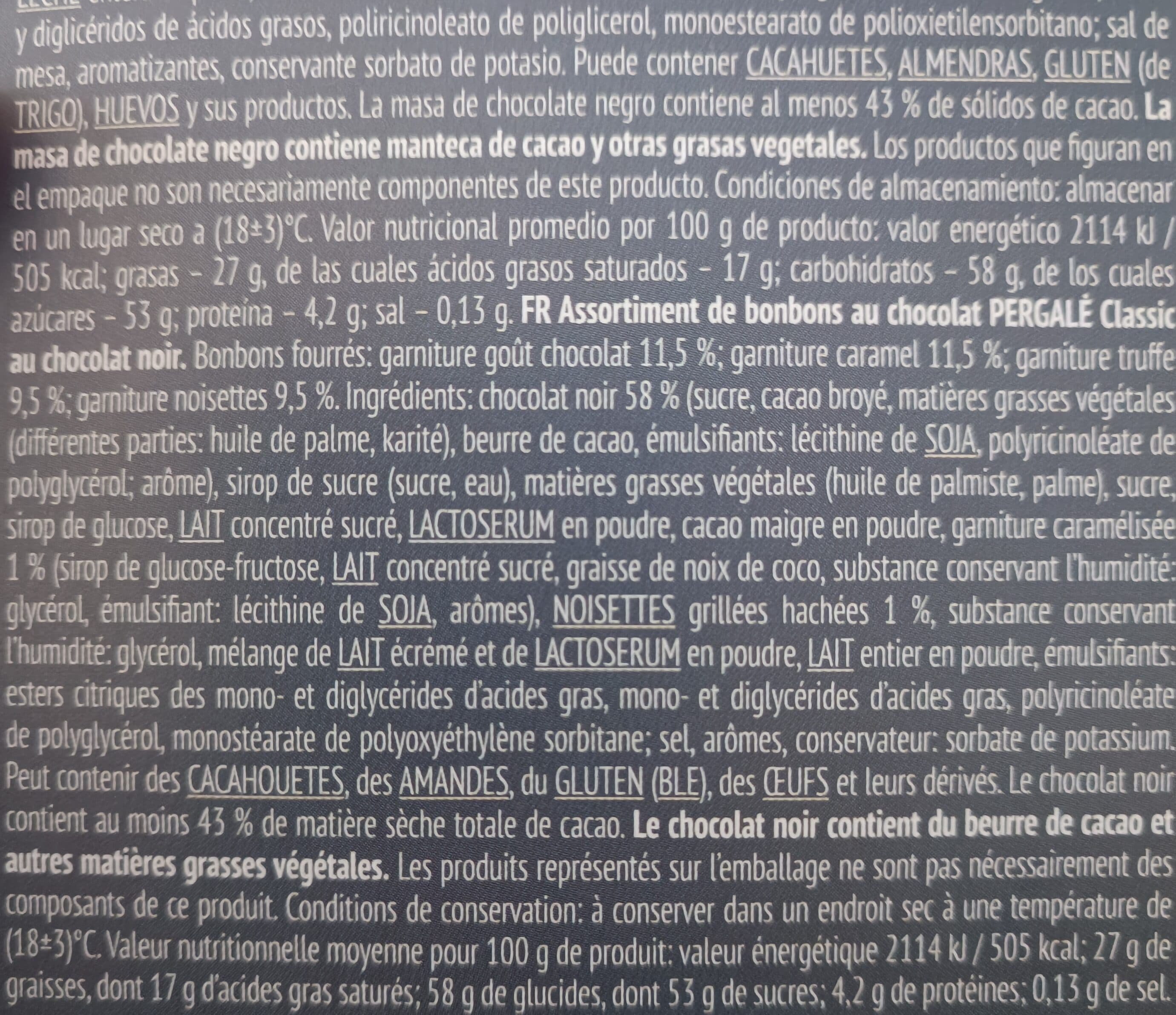 Pergale Bombones packshot