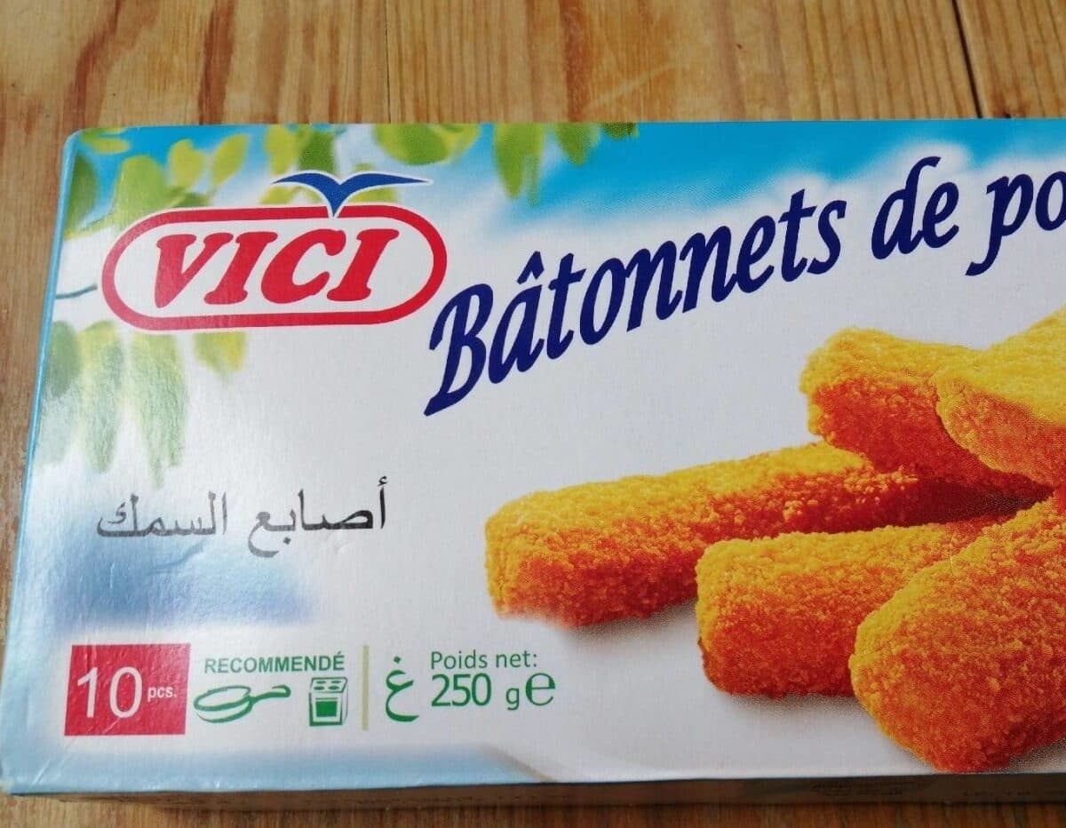 Viči Bâtonnets de poisson packshot