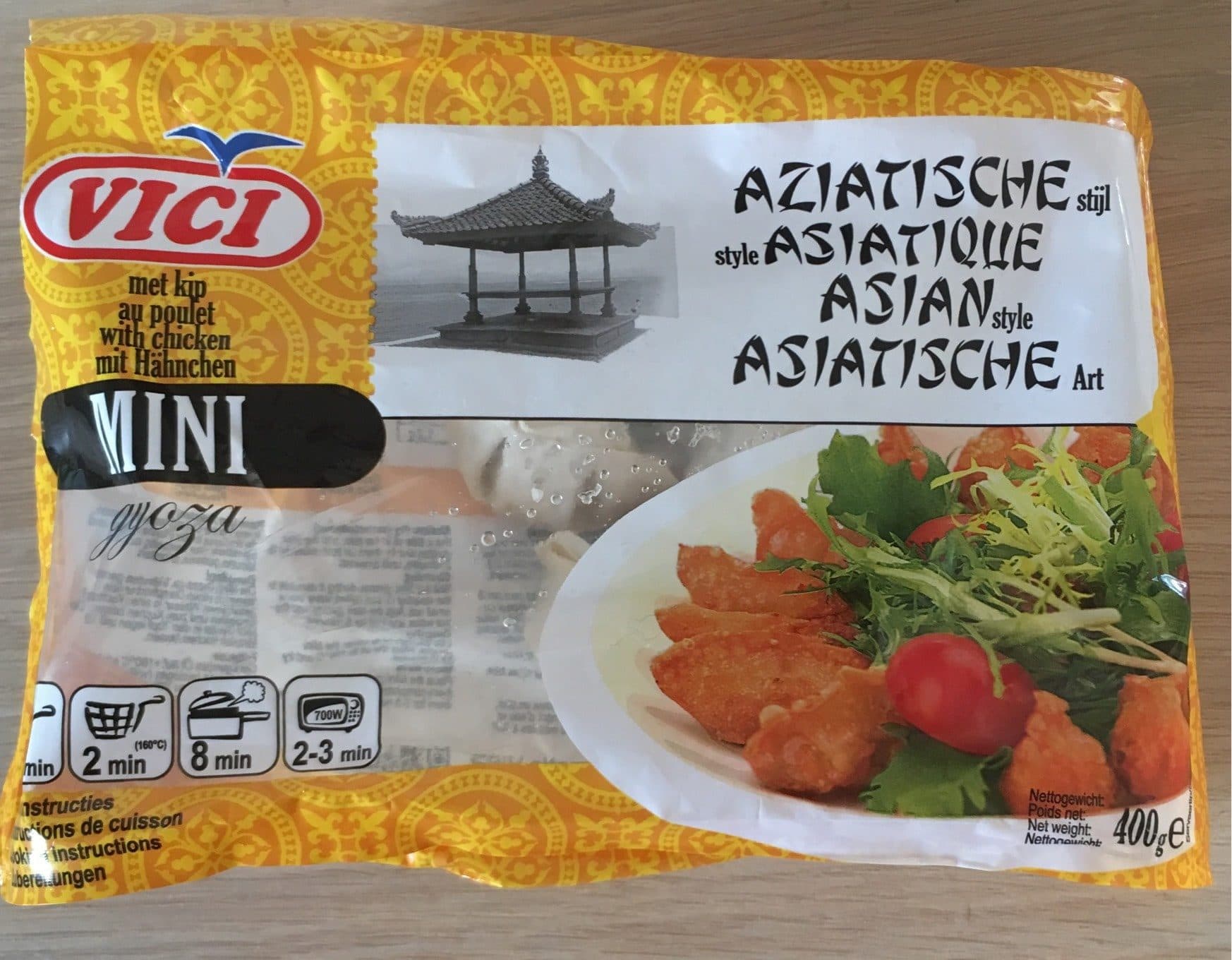 Viči Mini Gyoza au Poulet packshot