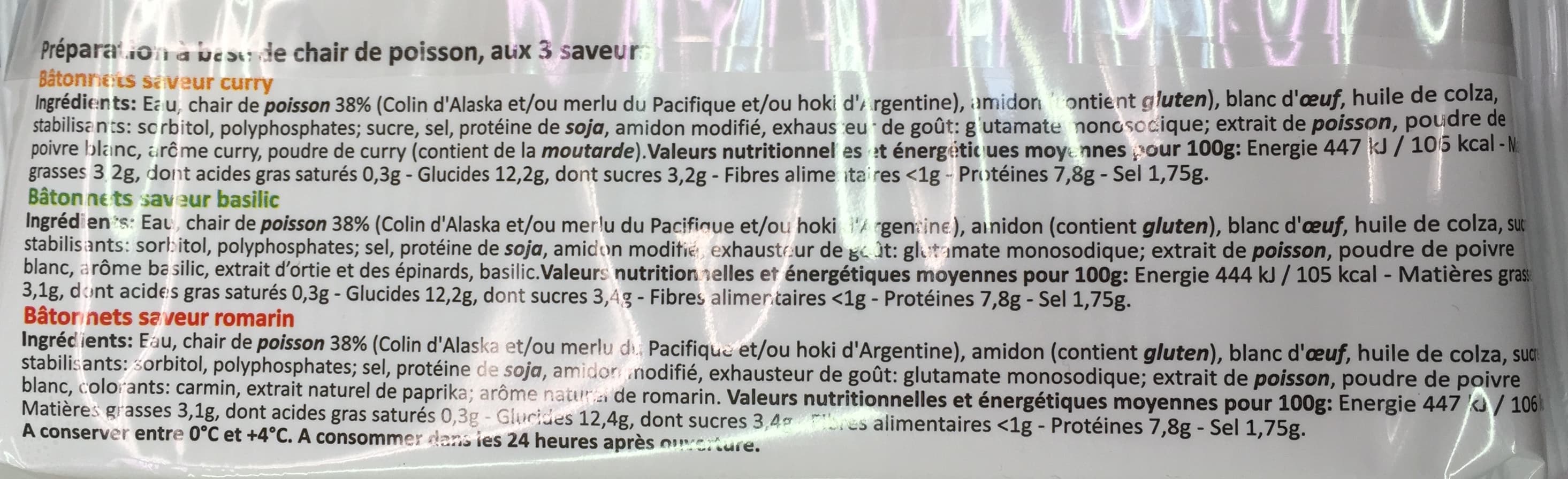 Viči Bâtonnets aux 3 saveurs packshot