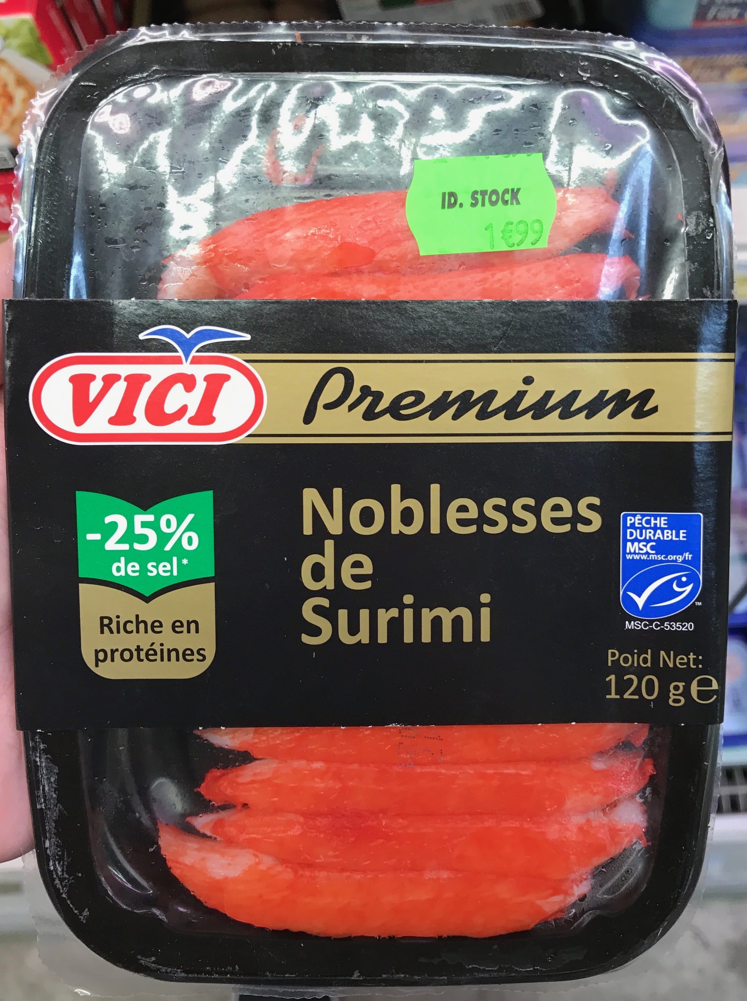 Viči Premium Noblesses de Surimi packshot