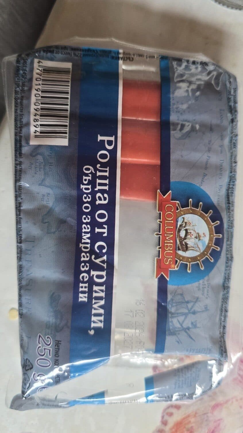 columbus ролца от сурими packshot