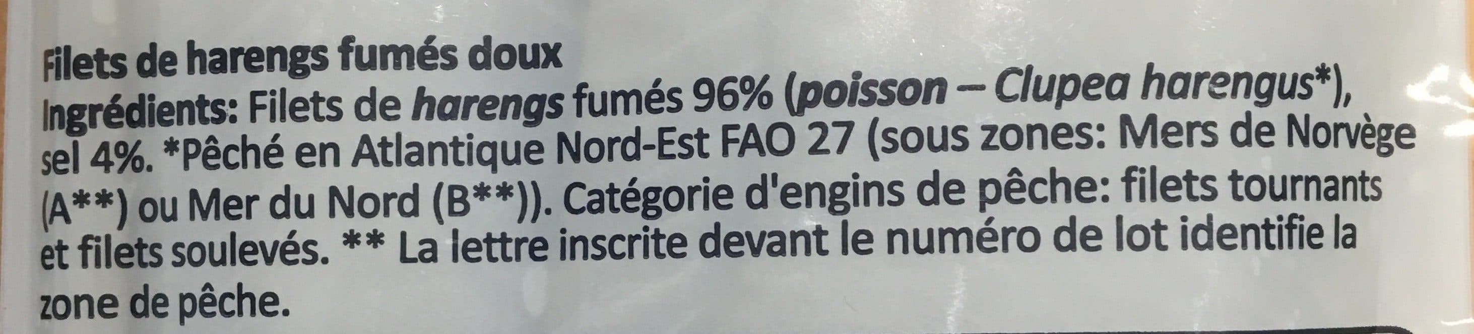 Viči Filets de harengs fumés doux packshot