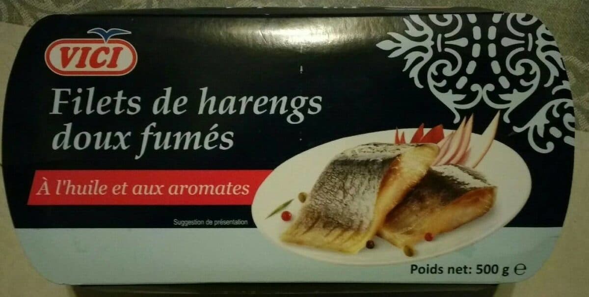 Viči Filets de harengs doux fumés packshot