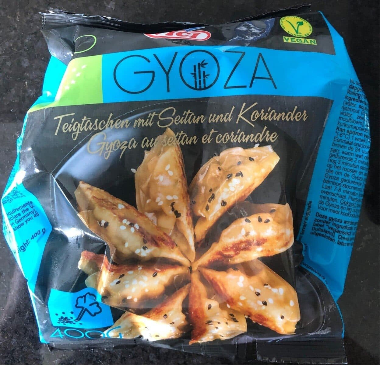 Gyoza au seitan et coriandre packshot