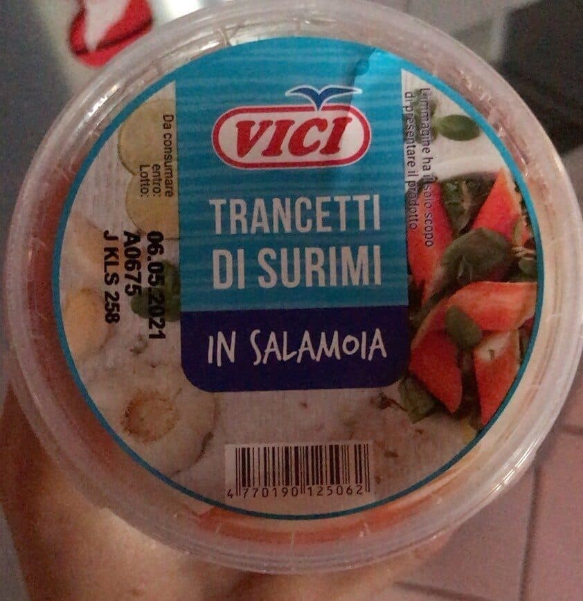 Viči Trancetti di surimi packshot