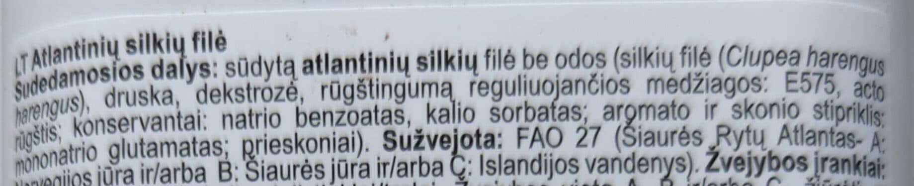 Viči Atlantinių silkių filė packshot