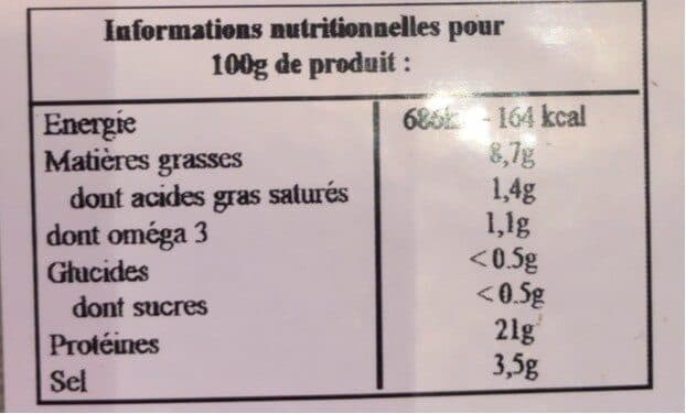 Open Food Facts Truite fumée packshot