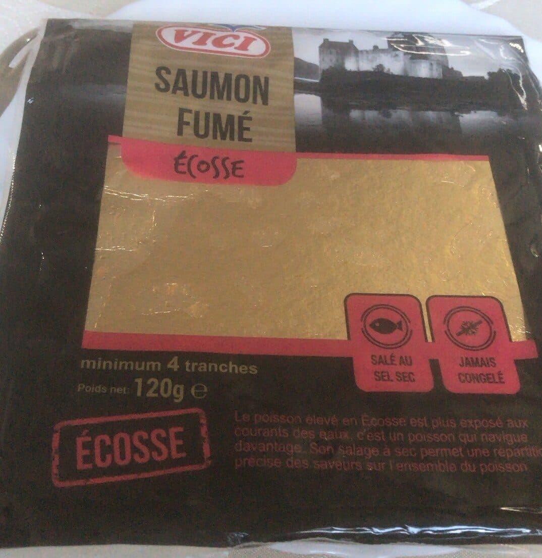 Viči Saumon Atlantique fumé élevé en Écosse packshot