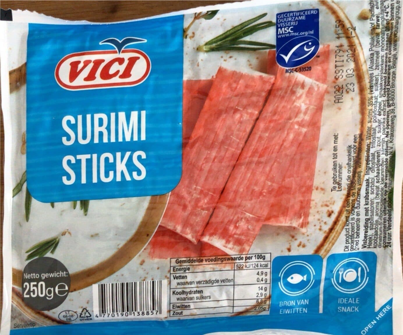 VICI Surimi sticks packshot