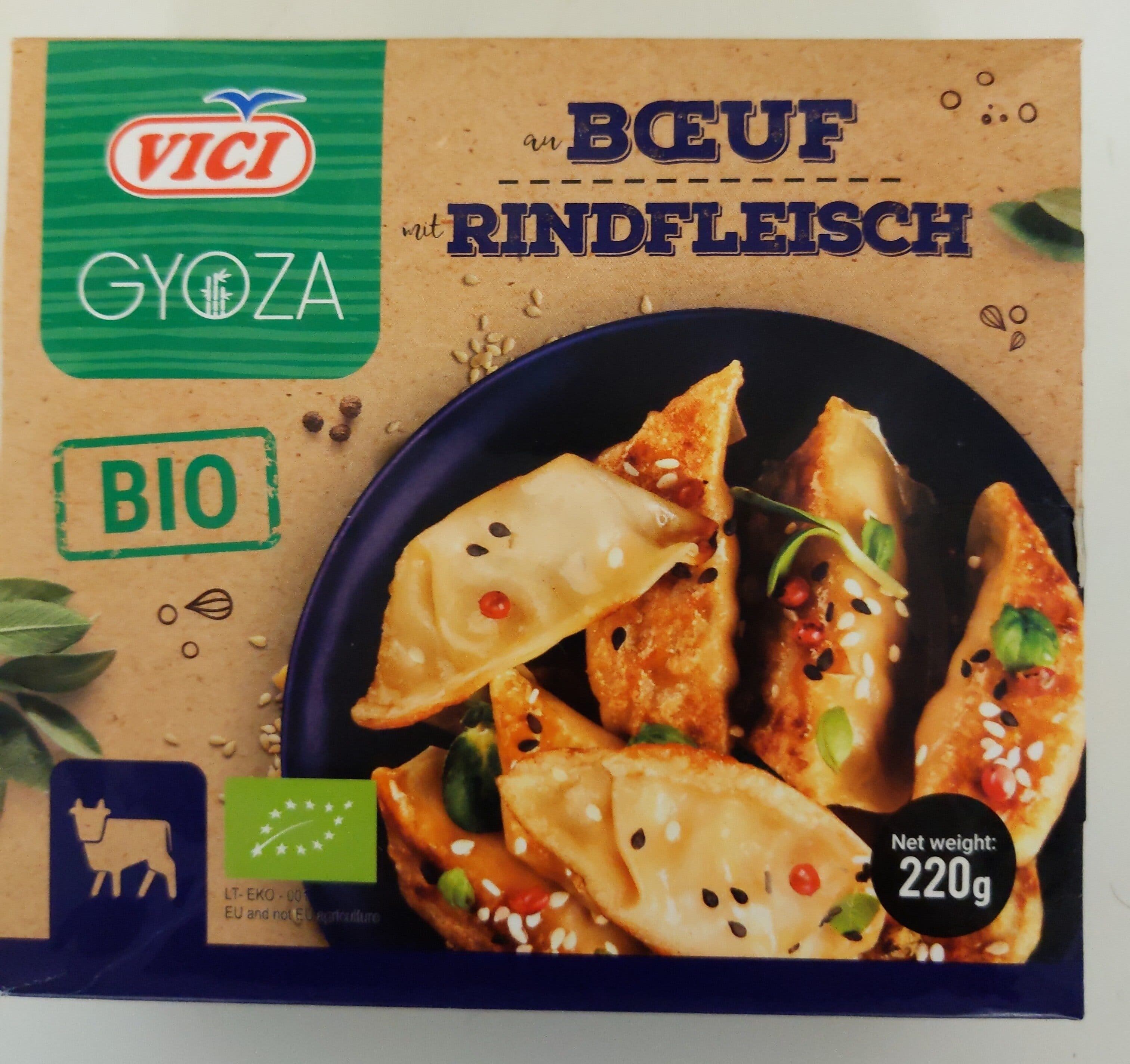 Viči Gyoza mit Rindfleisch packshot