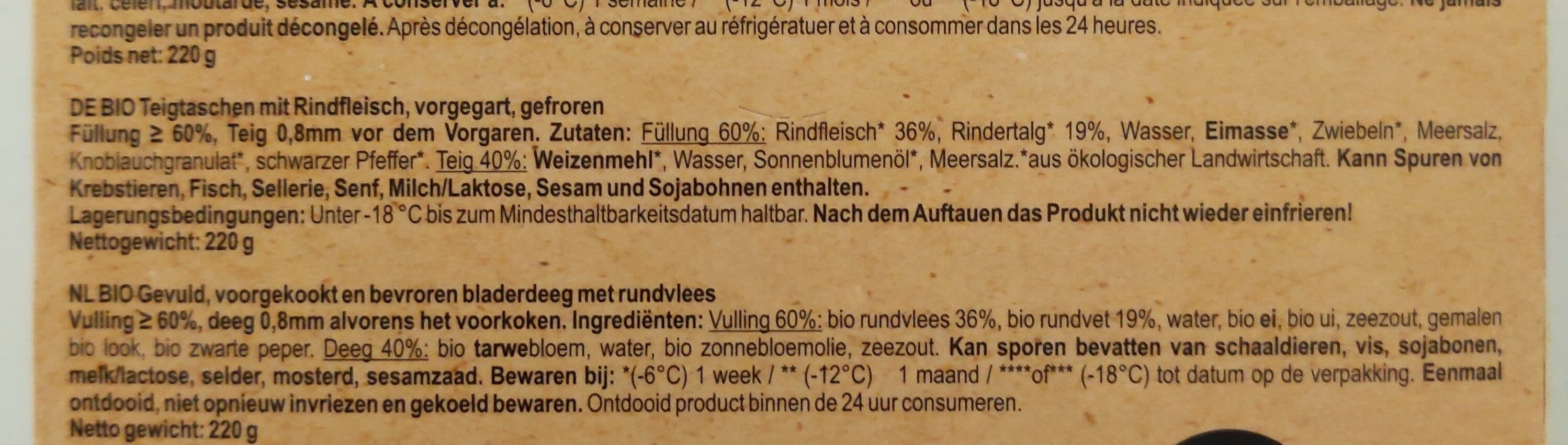 Viči Gyoza mit Rindfleisch packshot