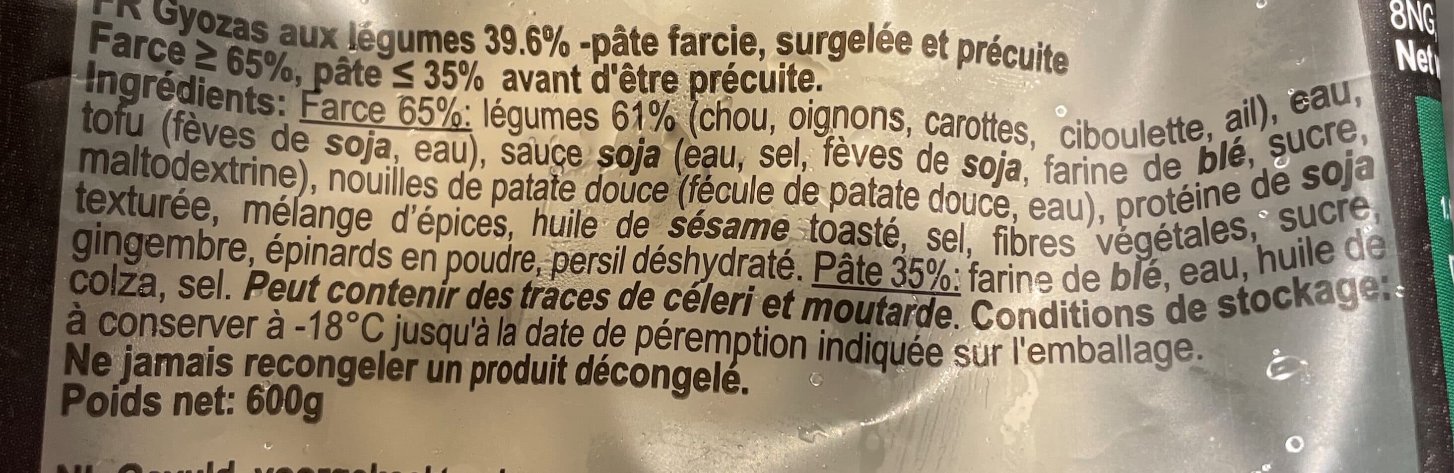 Vici Gyozas aux légumes packshot