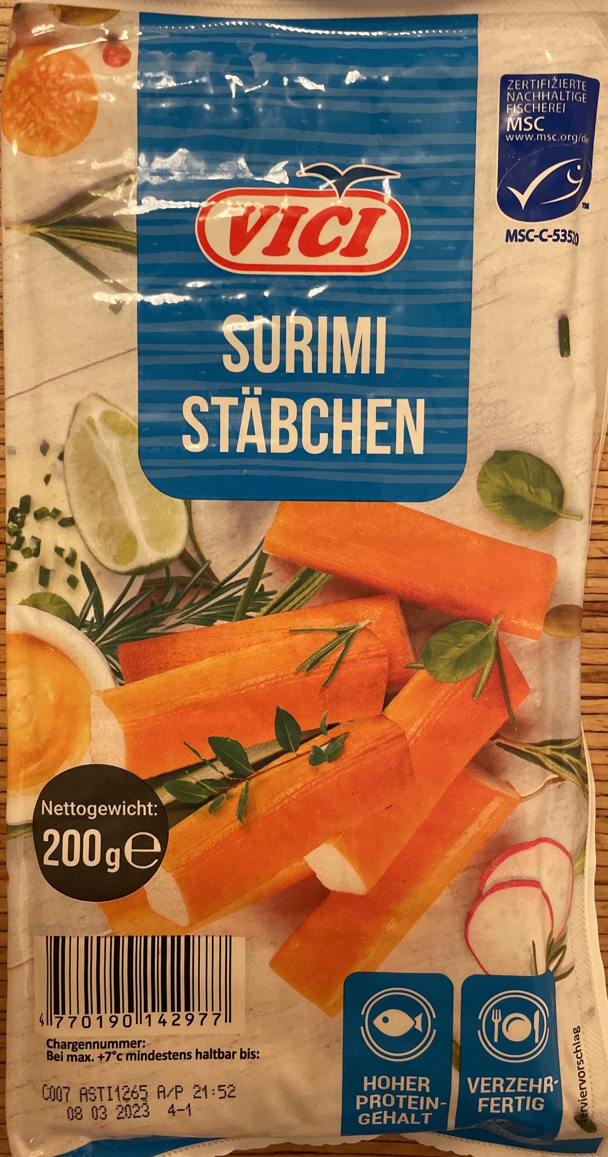 Viči surimi packshot
