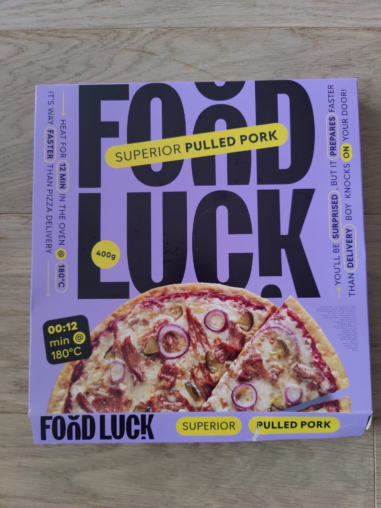 Food Luck Superior Pulled Pork Pizza packshot