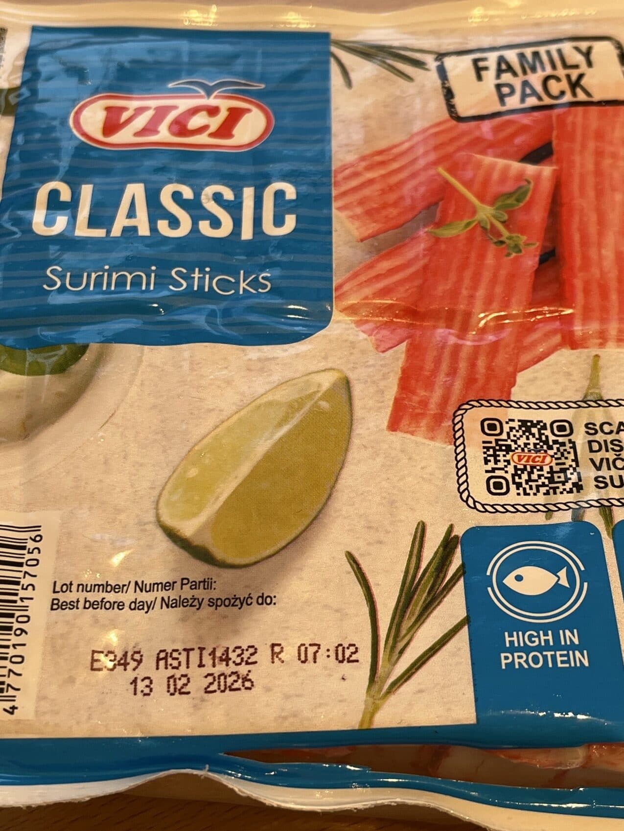 Vici Surimi Sticks packshot