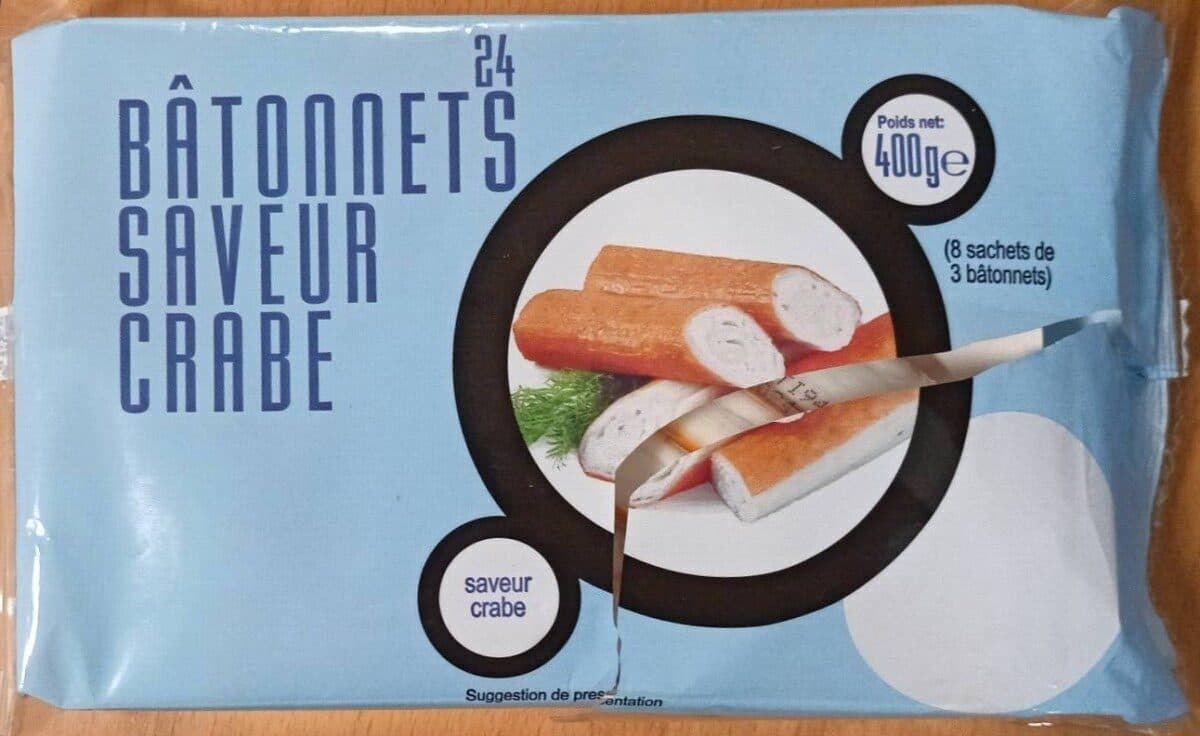Bâtonnets saveur crabe packshot