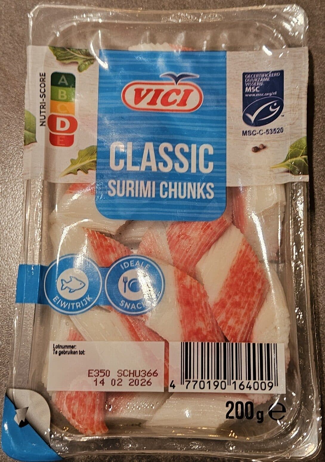 Vici Jumbo Surimi Chunks 125 g packshot