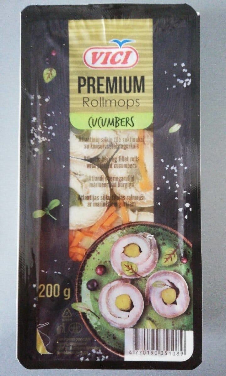 Viči Premium Rollmops Cucumbers packshot