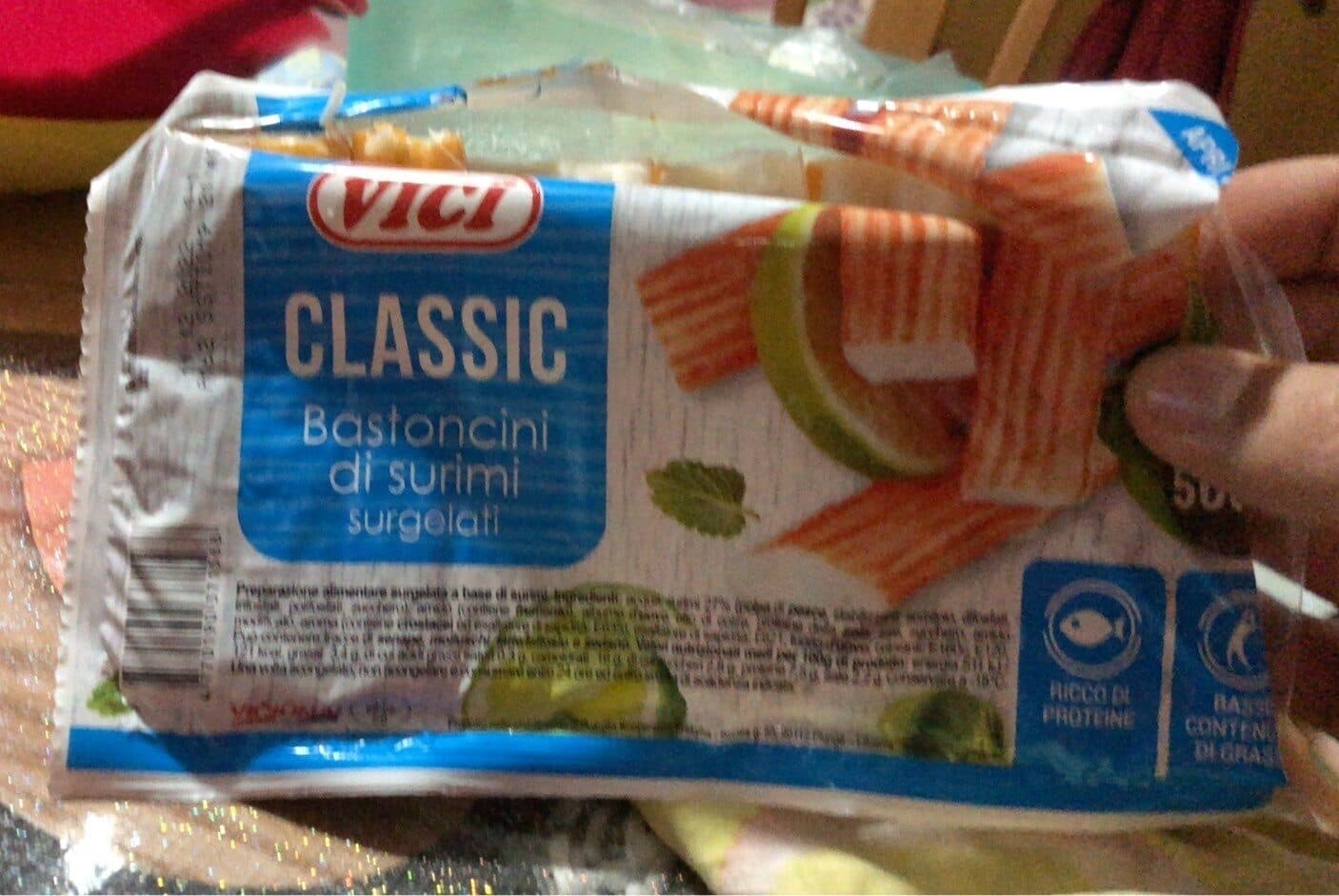 Viči Bastoncini di surimi congelati packshot