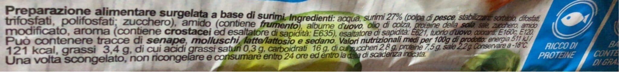 Viči Bastoncini di surimi congelati packshot