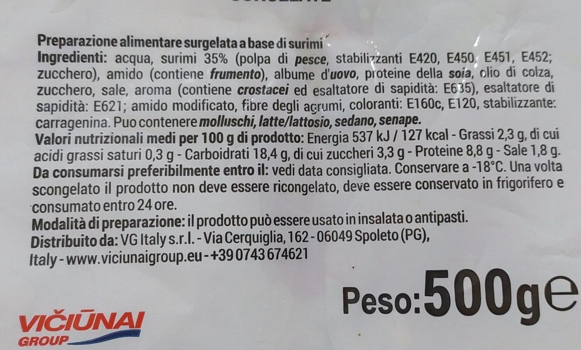Viči Imitazioni di gamberi packshot