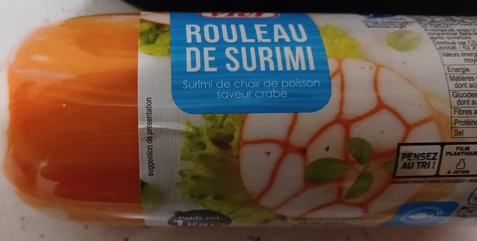 Rouleau de surimi packshot