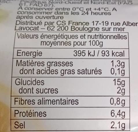 Open Food Facts Rouleau de surimi packshot