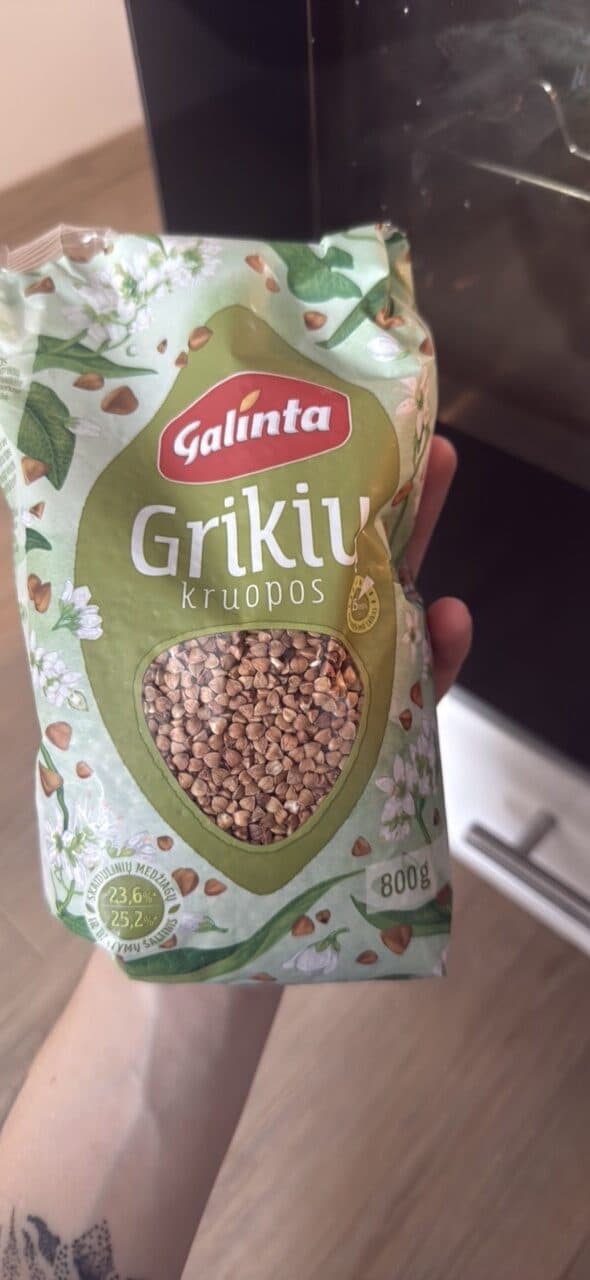 Galinta Grikių Kruopos packshot