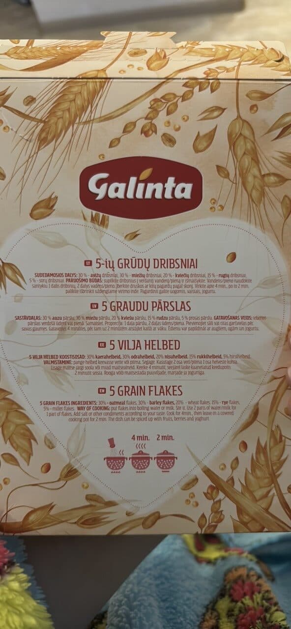 Galinta Dribsniai packshot