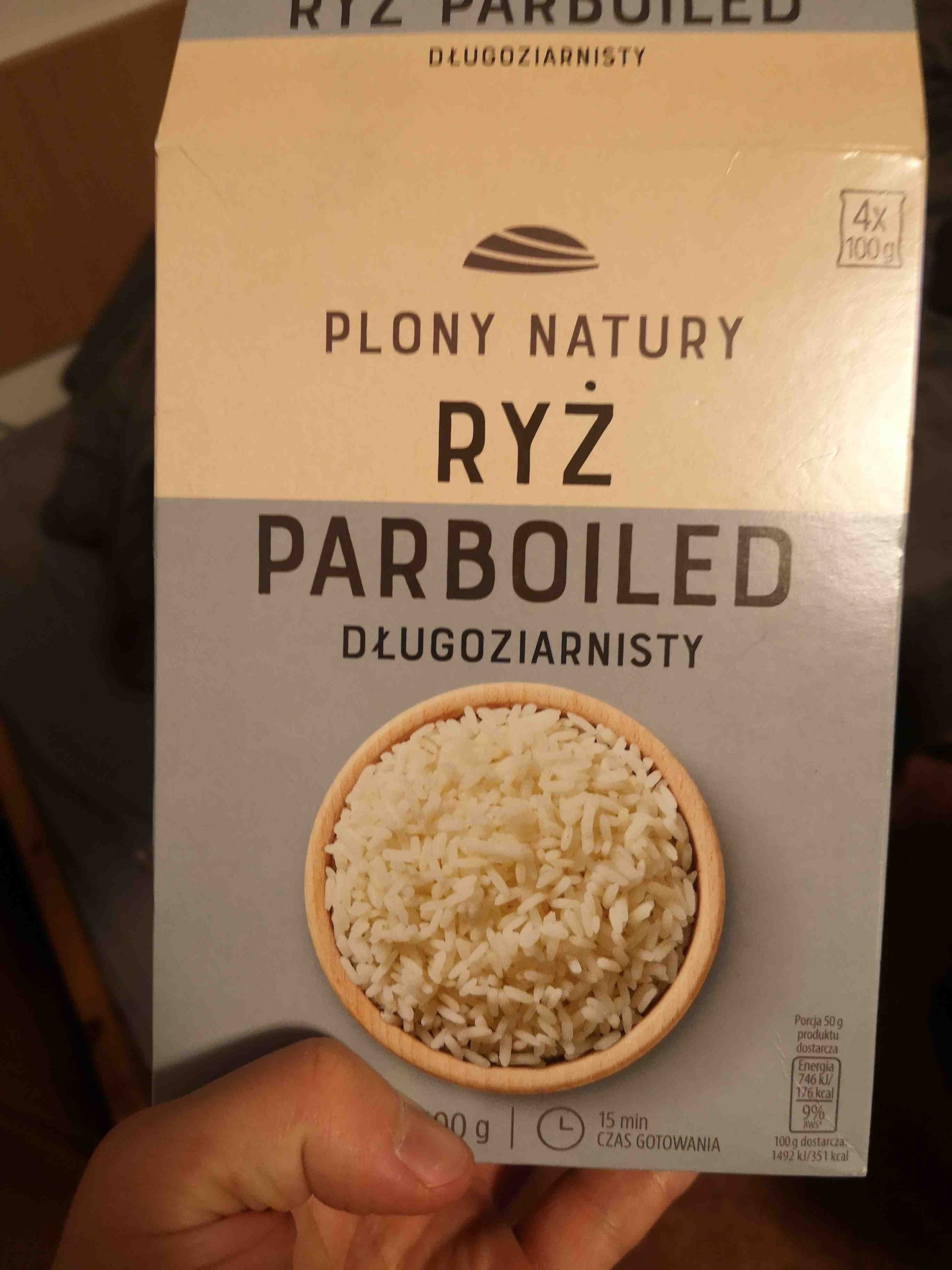 Plony natury Ryż parboiled packshot