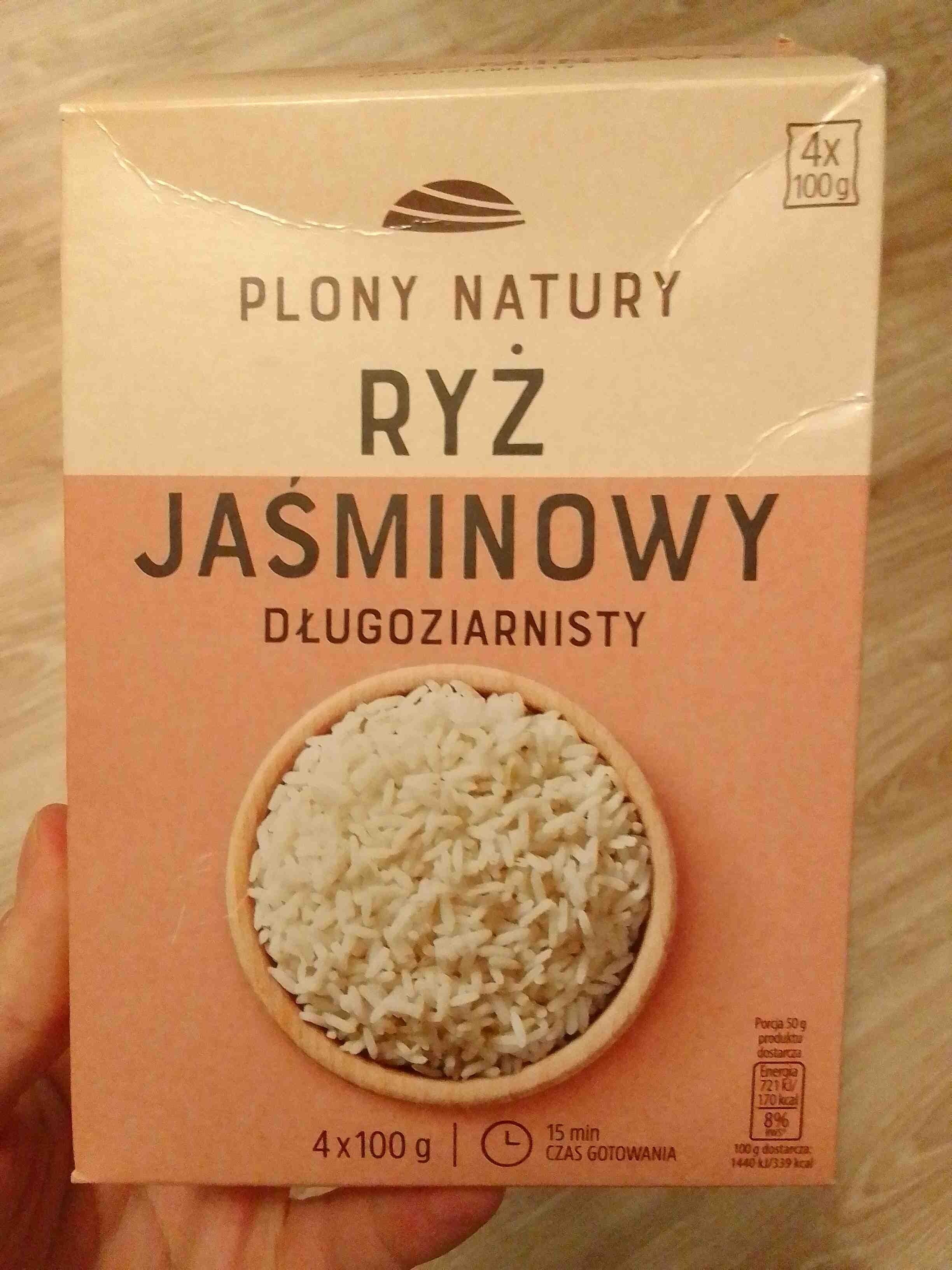 PLONY NATURY RYŻ JAŚMINOWY DŁUGOZIARNISTY packshot