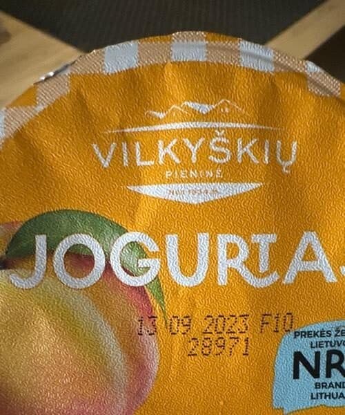Vilkyškių pieninė Jogurtas packshot