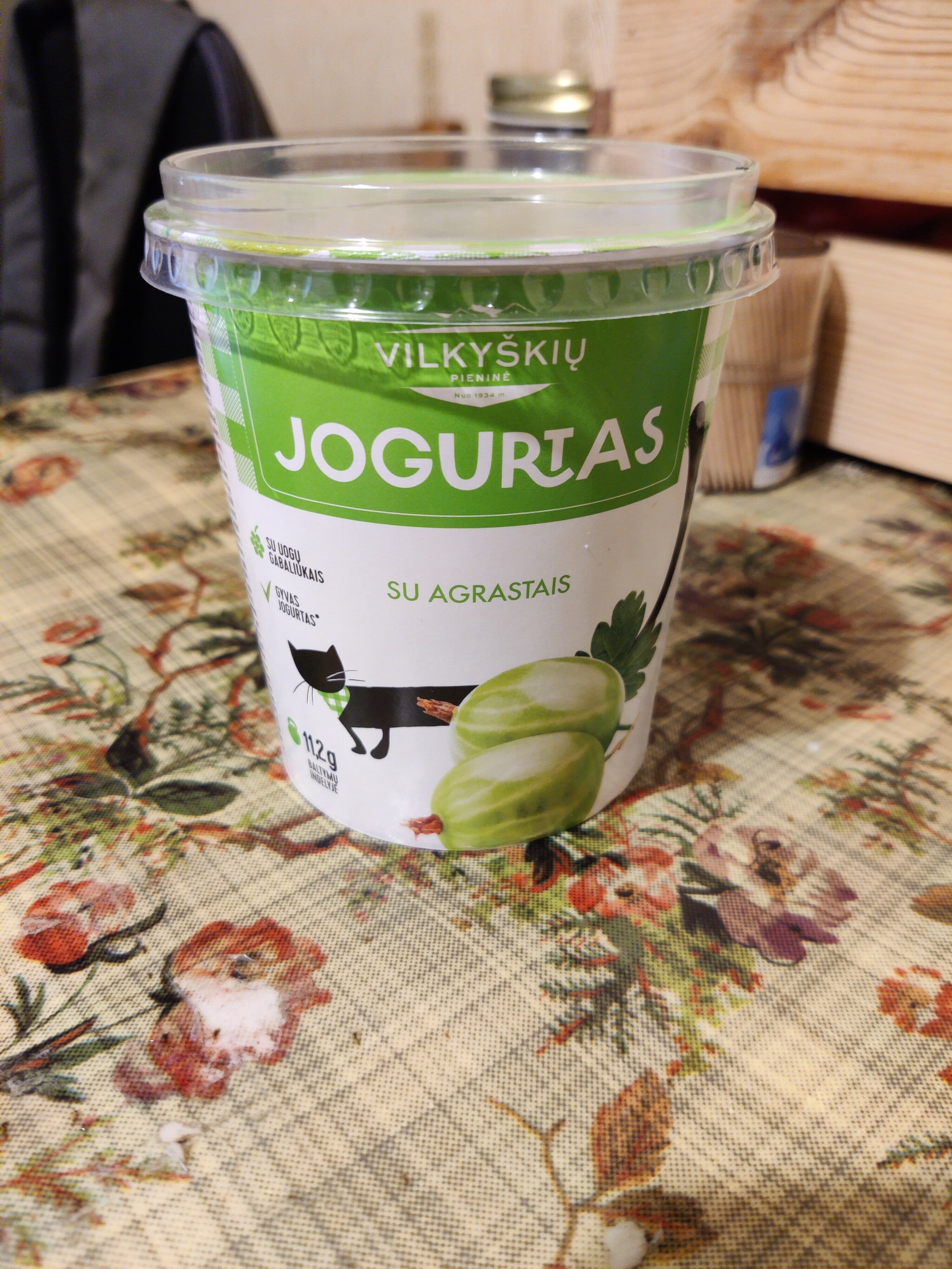 Vilkiškių pieninė Jogurtas su agrastais packshot