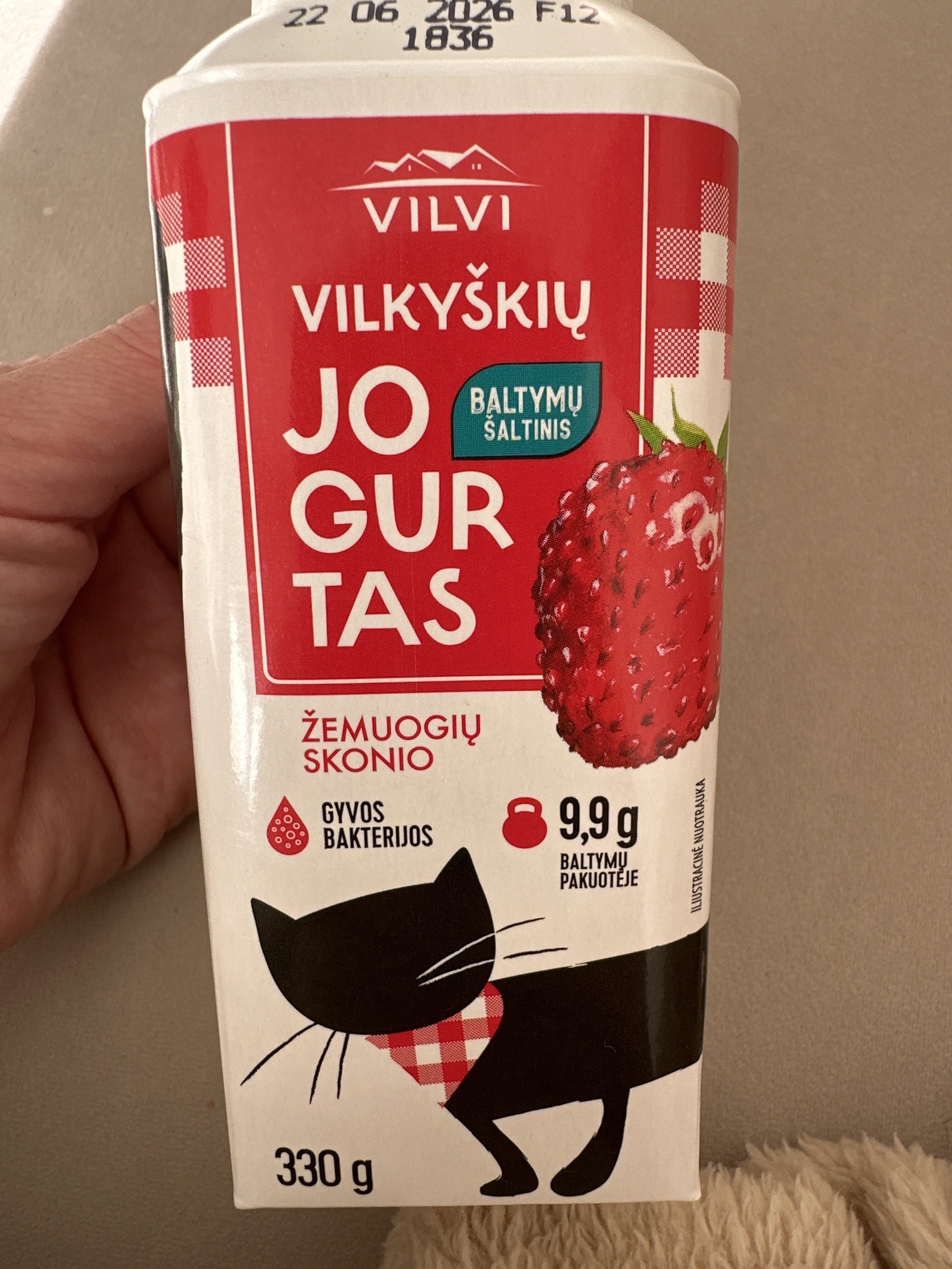 Vilvi Vilkaviškių jogurtas packshot