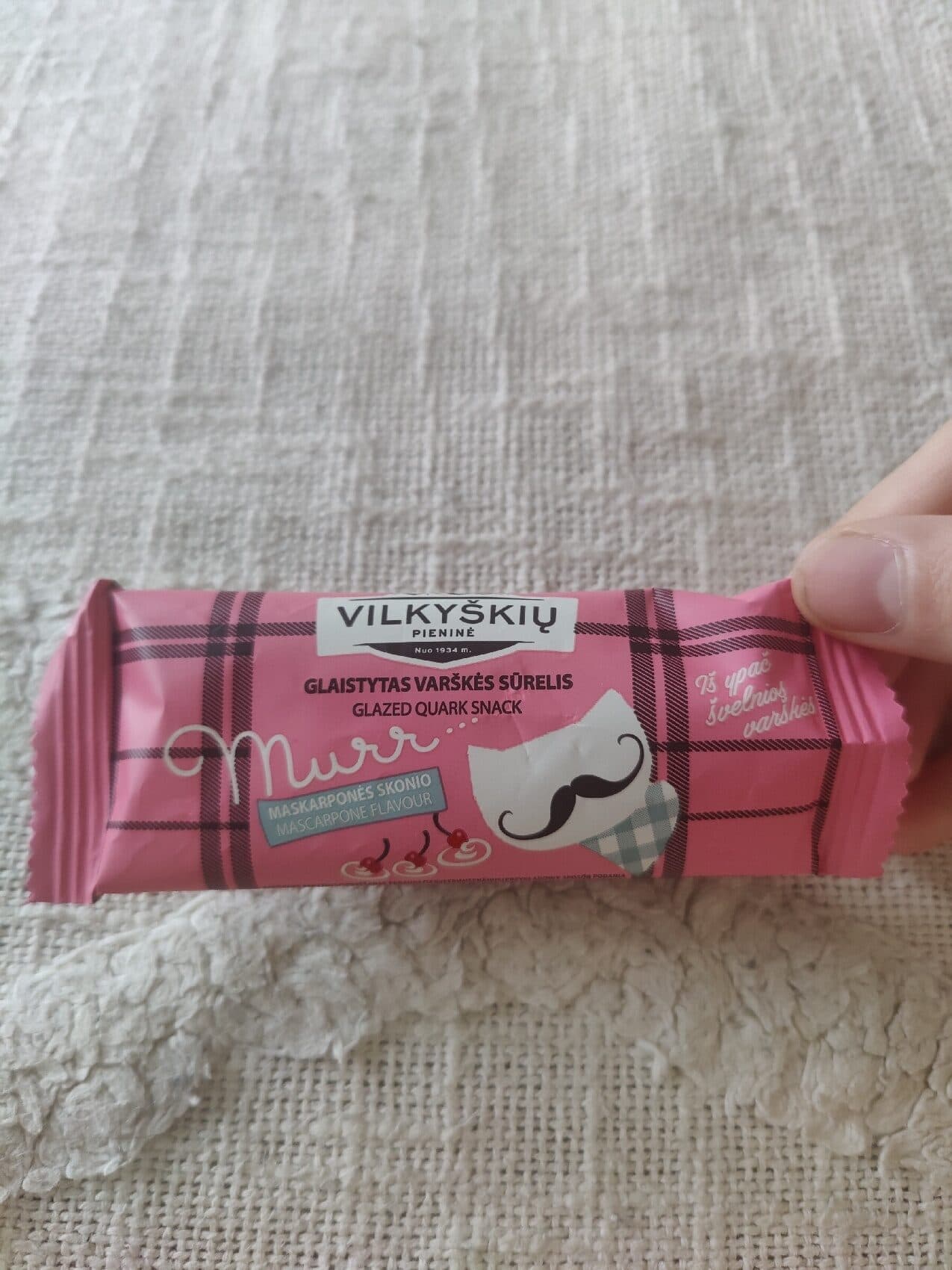 Vilkyškių pieninė Varškės sūrelis packshot