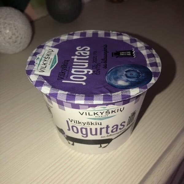 Vilkiškiu pieninė Vilkiškiu jogurtas su šilauogėmis packshot