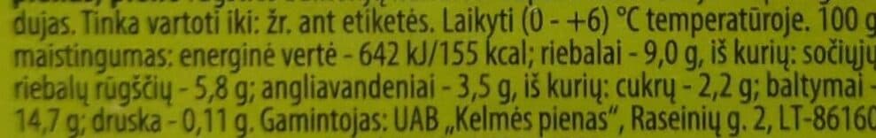 Vilkyškių pieninė Varškė packshot