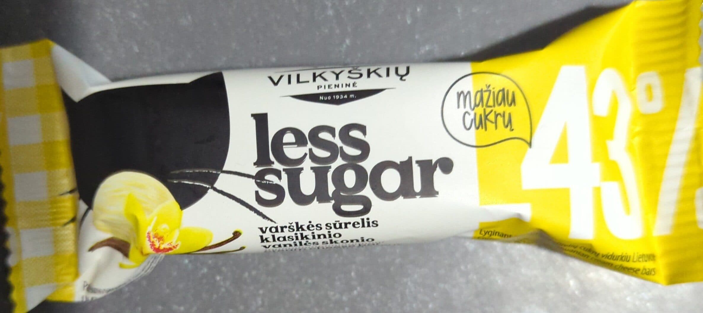 Vilkyškių quark snack classic vanilla flavour packshot