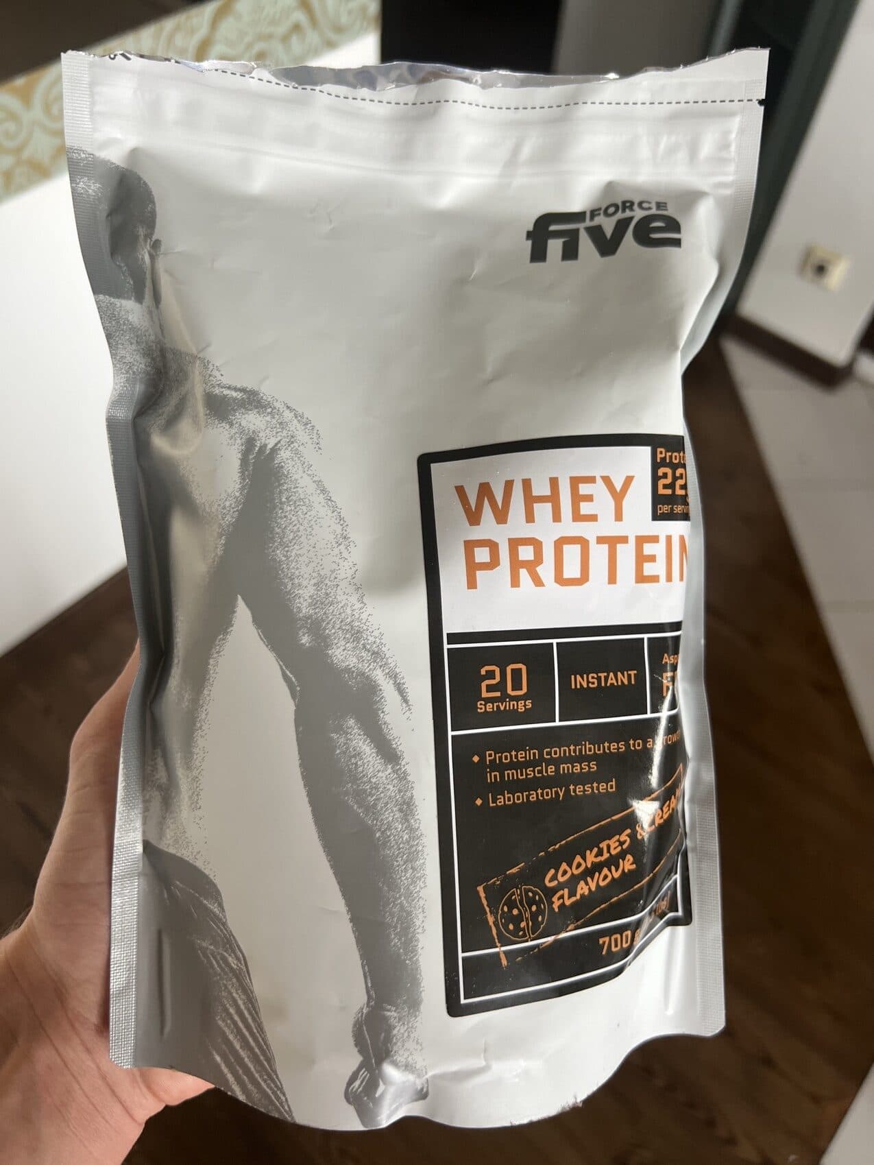 FiveForce Whey protein packshot