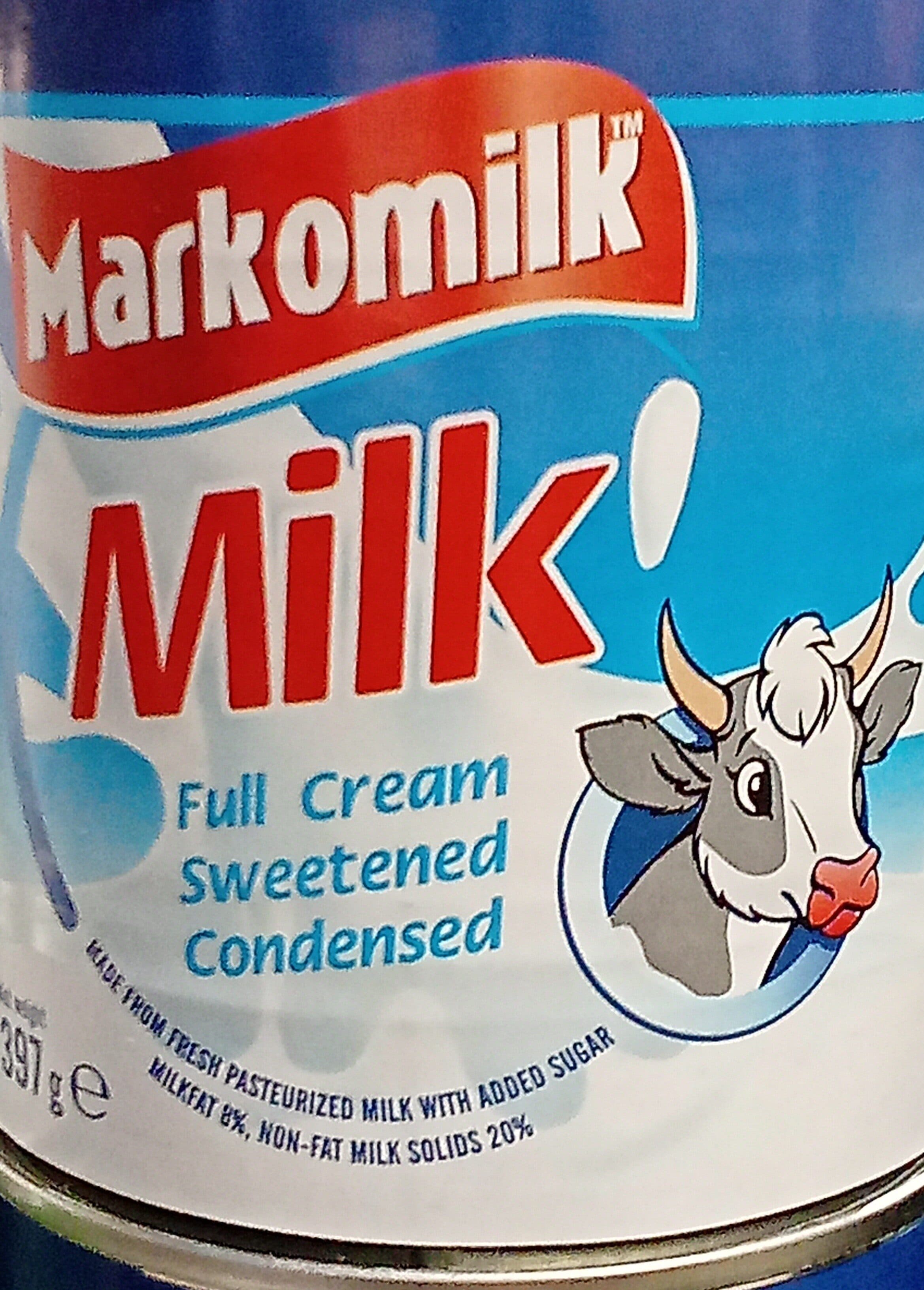 Markomilk Full Cream Sweetened Condensed Milk packshot