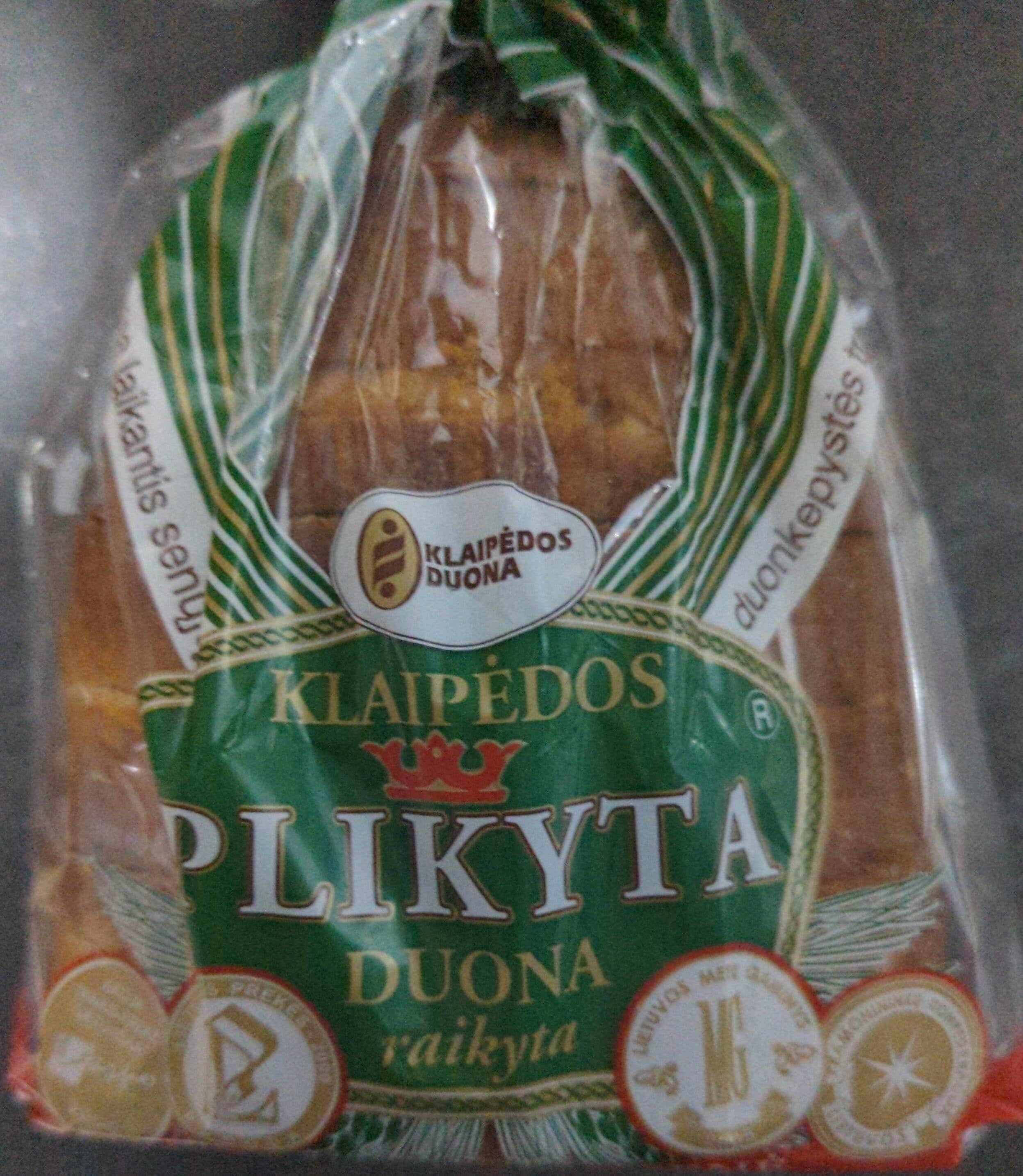 Klaipėdos duona plikyta duona packshot
