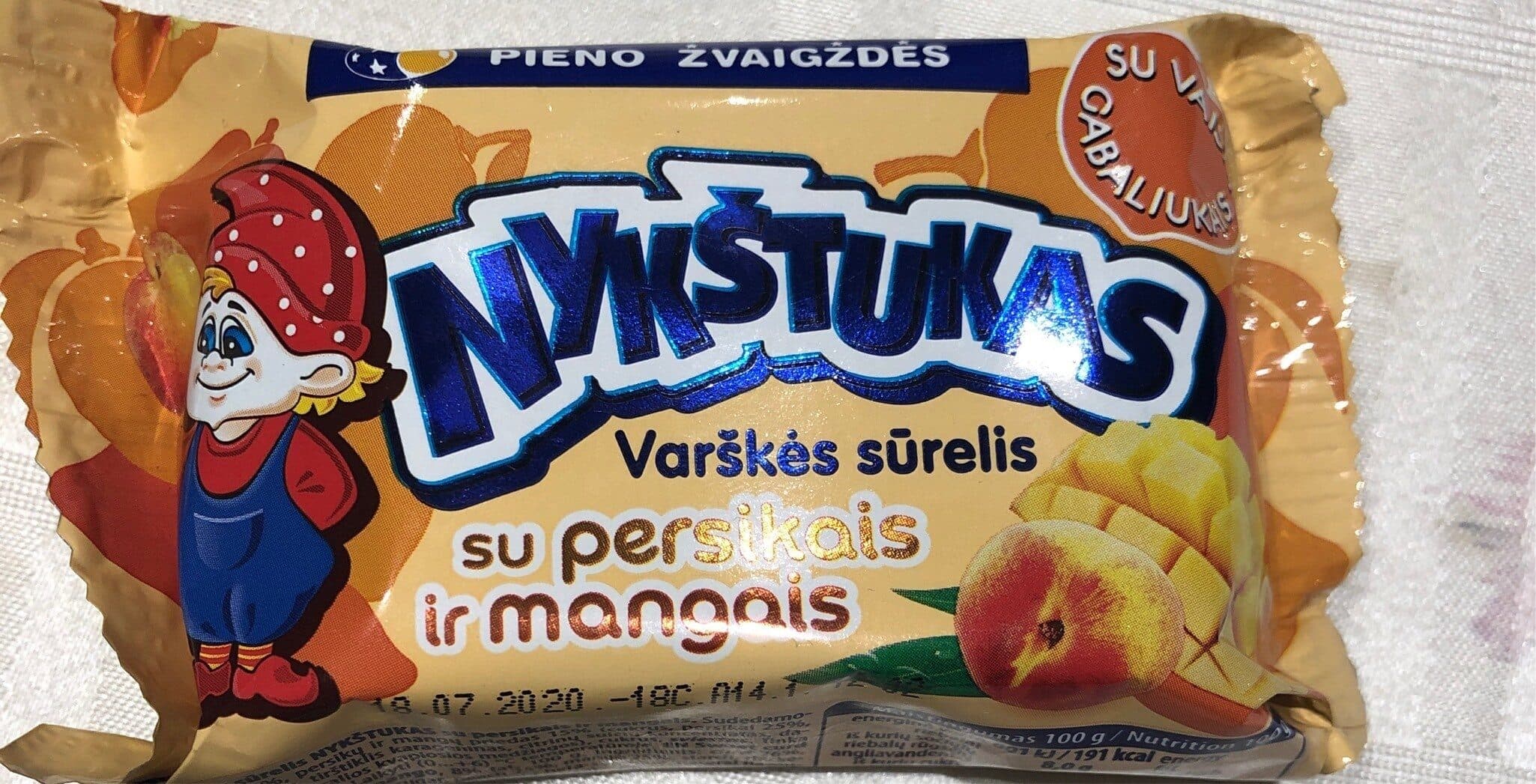 Nykštukas Varškės sūrelis packshot