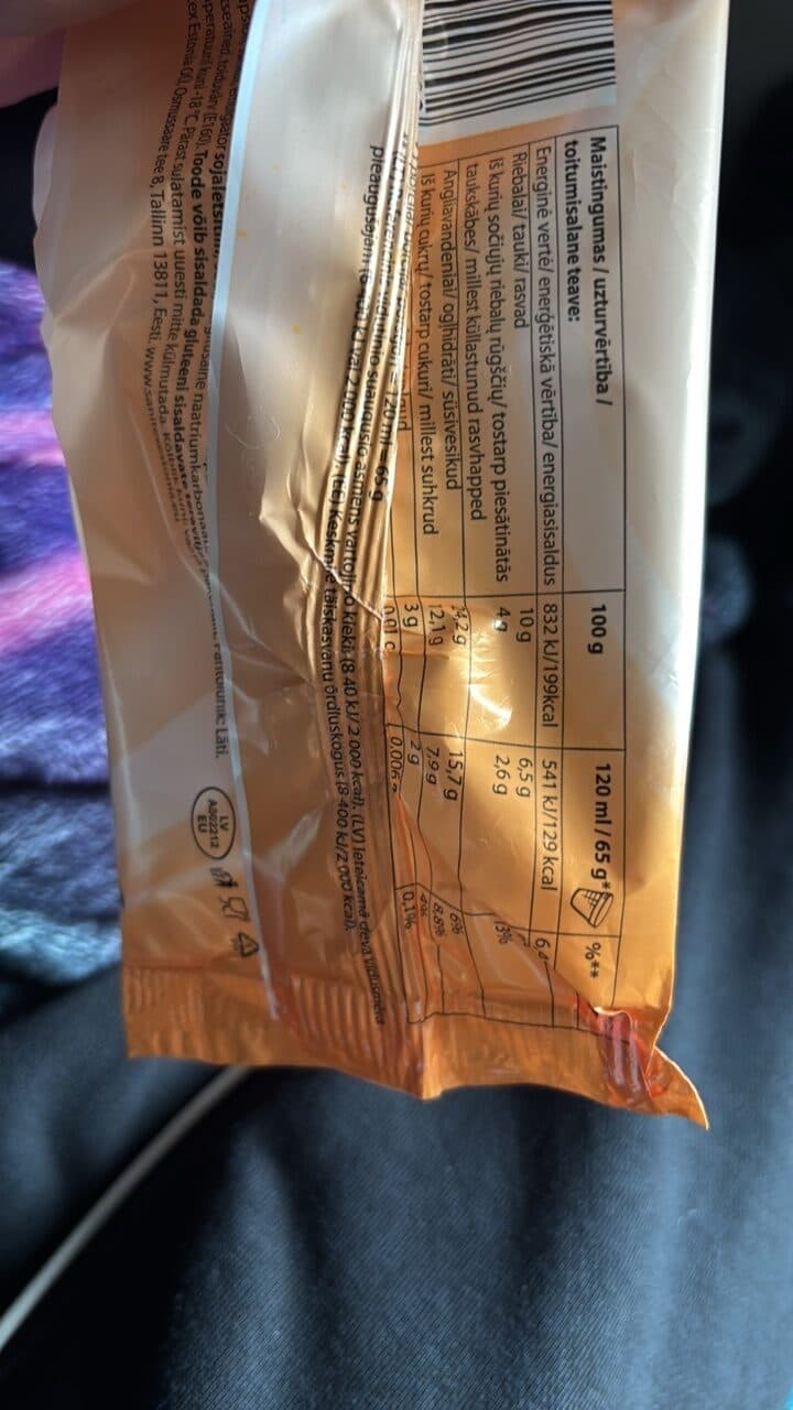 Ice cream packshot