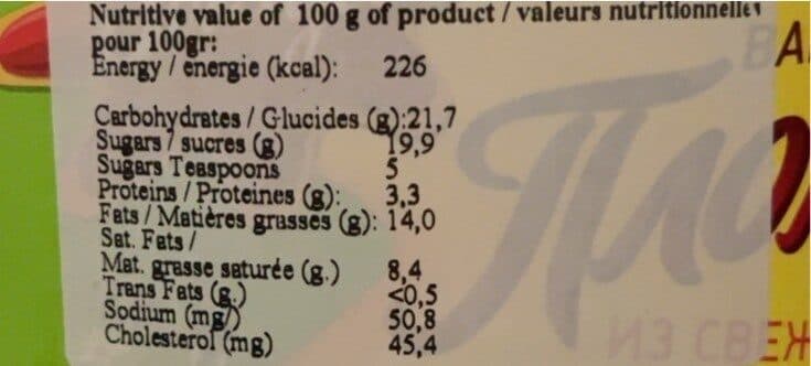 Open Food Facts Crème glacée à la vanille packshot