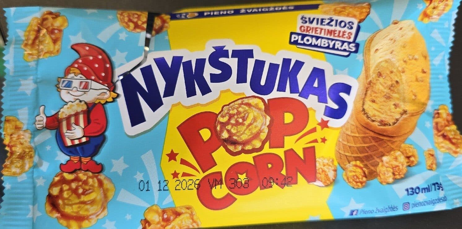 Nykštukas Popcorn Ice Cream packshot