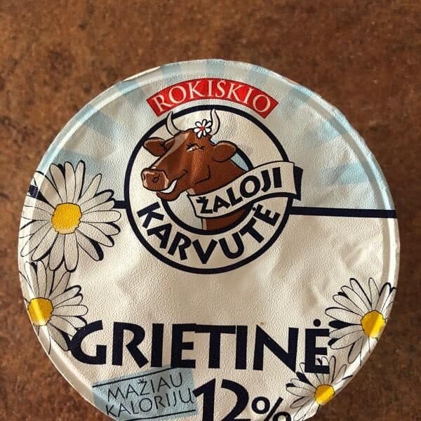 Rokiškio Žaloji Karvutė Sour Crem packshot